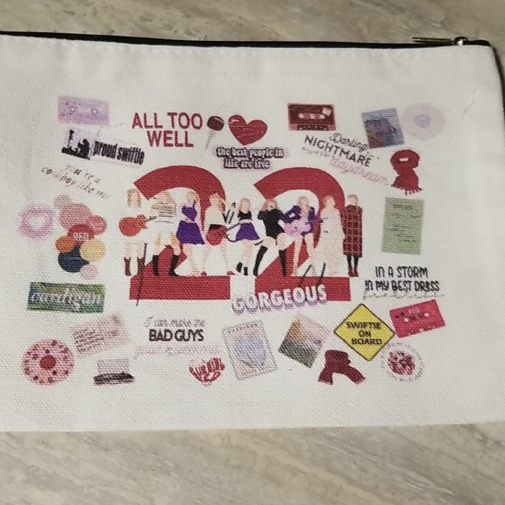 Taylor Swift Inspired Cosmetic Pouch 22